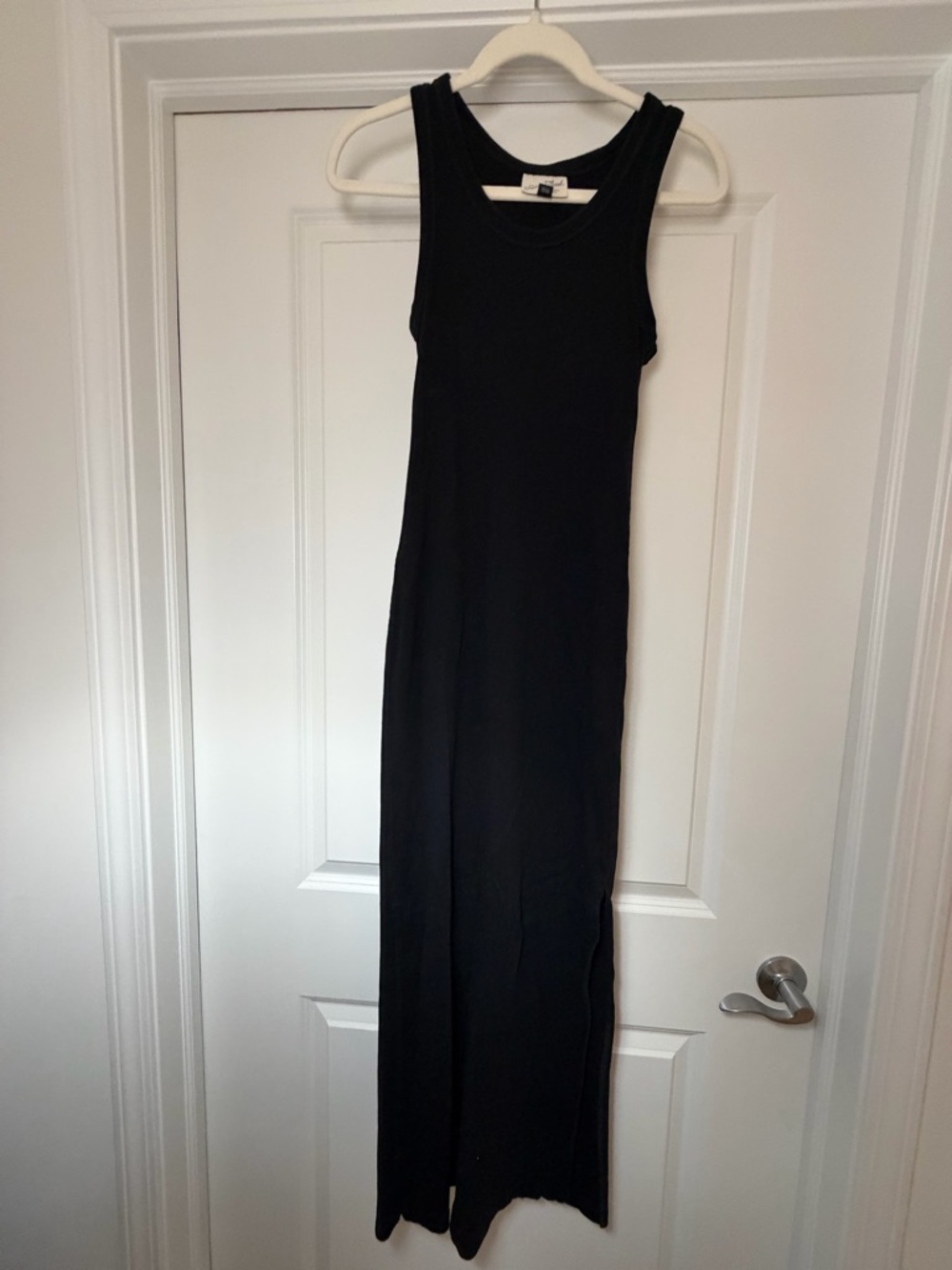 Universal Thread Black Sleeveless Maxi Tank Dress